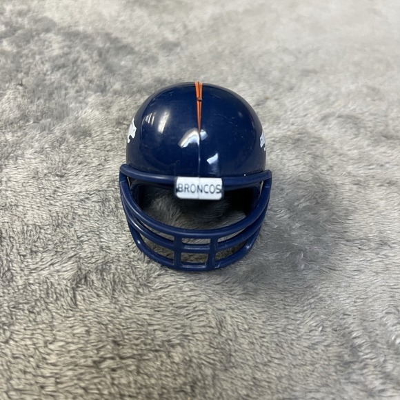 Denver Broncos MIGHTY RACERS Replacement MINI Football HELMET Cake Topper - Picture 2 of 4